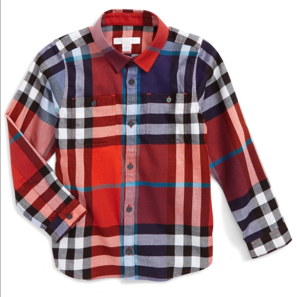 Kids Burberry button down shirt
